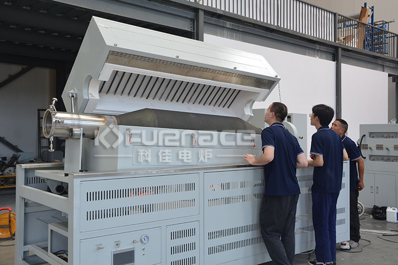 比较常用的大管径工业多温区回转炉